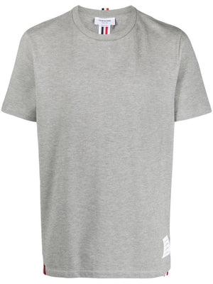 THOM BROWNE Classic RWB Cotton T-Shirt for Men