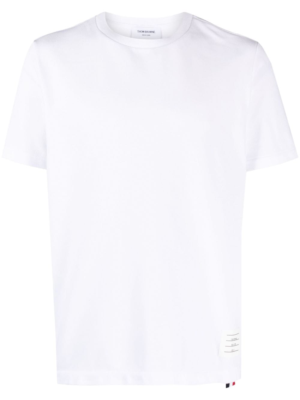 THOM BROWNE Classic RWB Cotton T-Shirt for Men