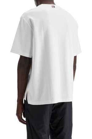 THOM BROWNE Oversized Crew Neck T-Shirt - Size 3