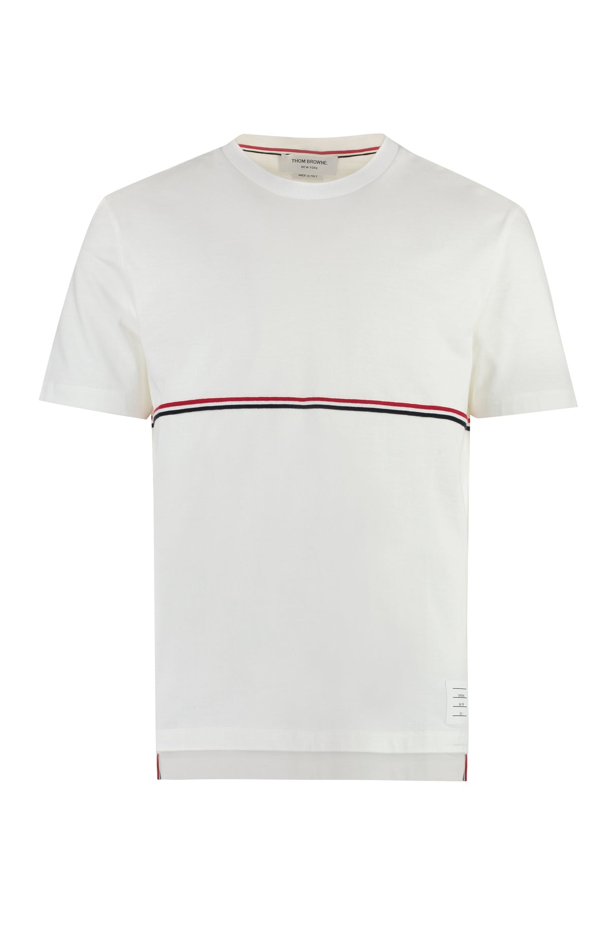 THOM BROWNE Fashion-forward and Modern: 23SS Men's White Tunic Top