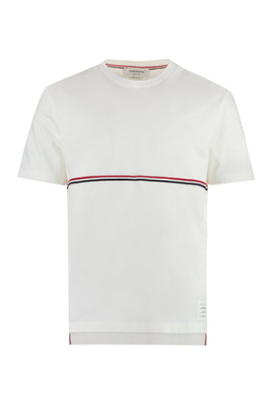 THOM BROWNE Fashion-forward and Modern: 23SS Men's White Tunic Top