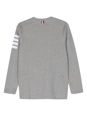 THOM BROWNE 4 Bar Cotton T-Shirt for Men - SS24 Collection