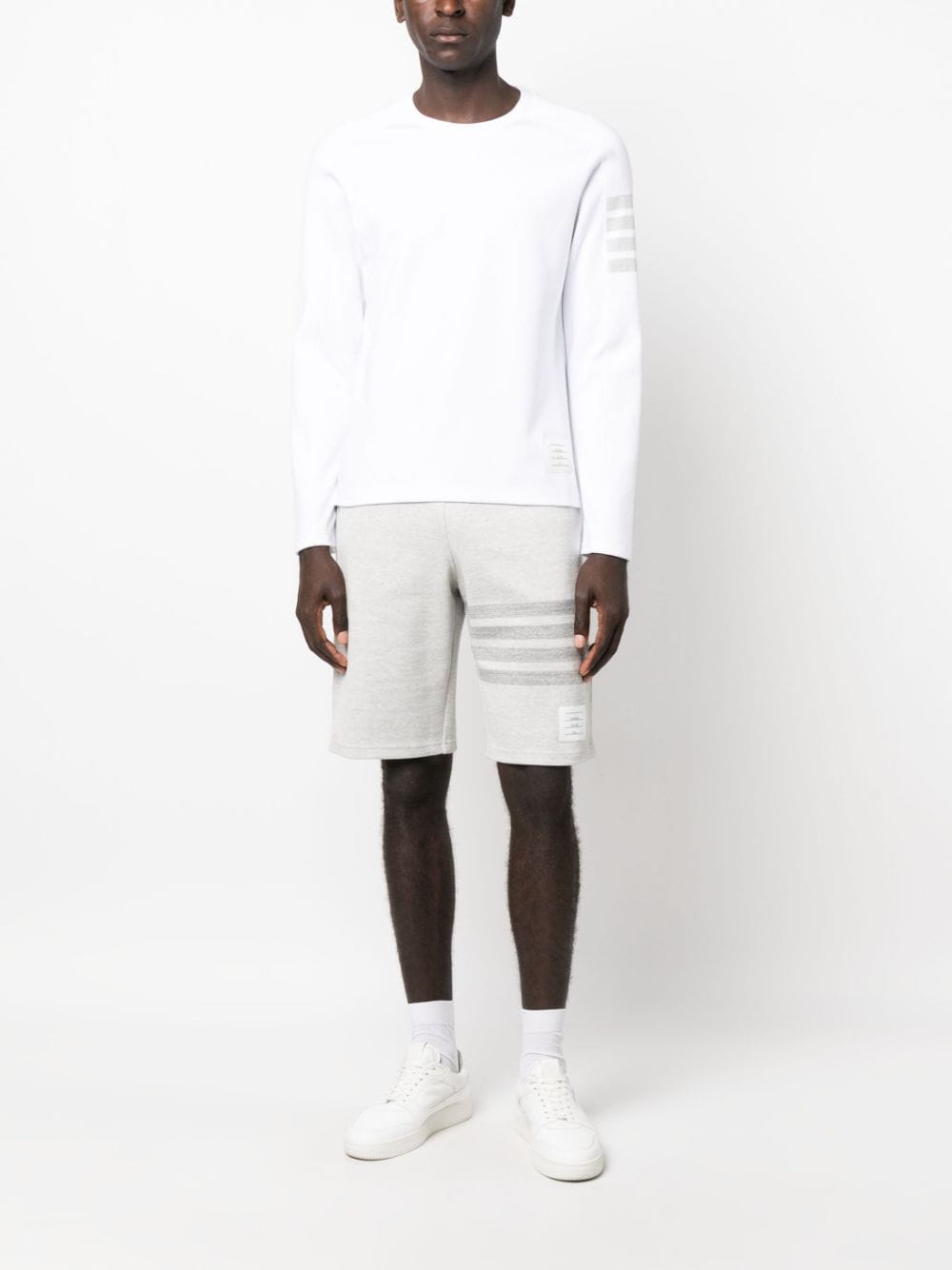 THOM BROWNE 4 Bar Cotton T-Shirt for Men - SS24 Collection