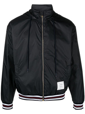 THOM BROWNE Signature Stripe Bomber Jacket