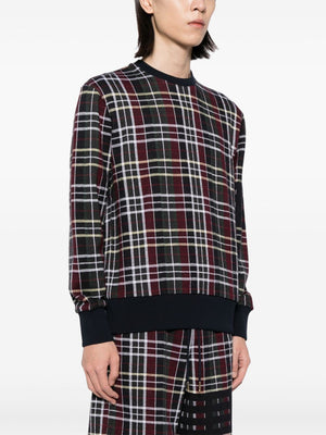 THOM BROWNE Crew Neck Sweatshirt for Men - FW24 Collection