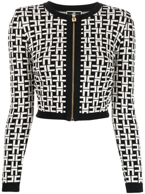 ELISABETTA FRANCHI Chic Cropped Mini Cardigan