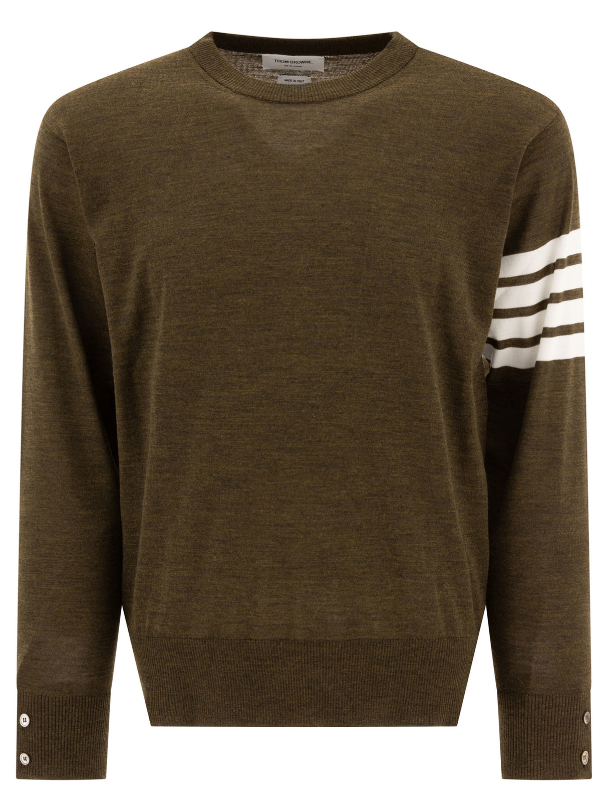 THOM BROWNE Luxury Wool Knit Sweater