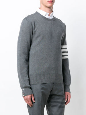 THOM BROWNE Men's 4-Bar Cotton Sweater