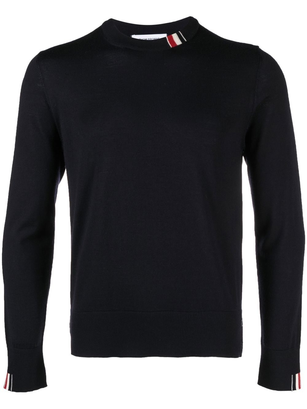 THOM BROWNE Blue Stitch Sweater for Men - Relaxed Fit