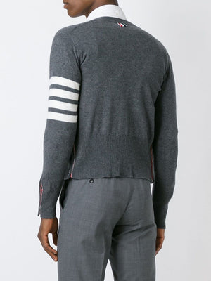 THOM BROWNE 4-Bar Cashmere Cardigan