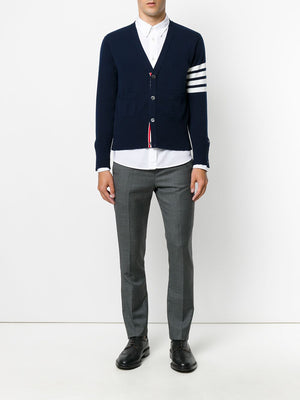 THOM BROWNE 4-Bar Cashmere Cardigan