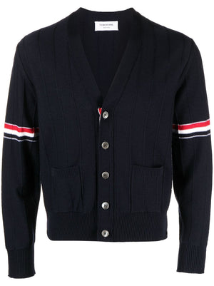 THOM BROWNE Blue Long Tops for Men - 24SS Collection