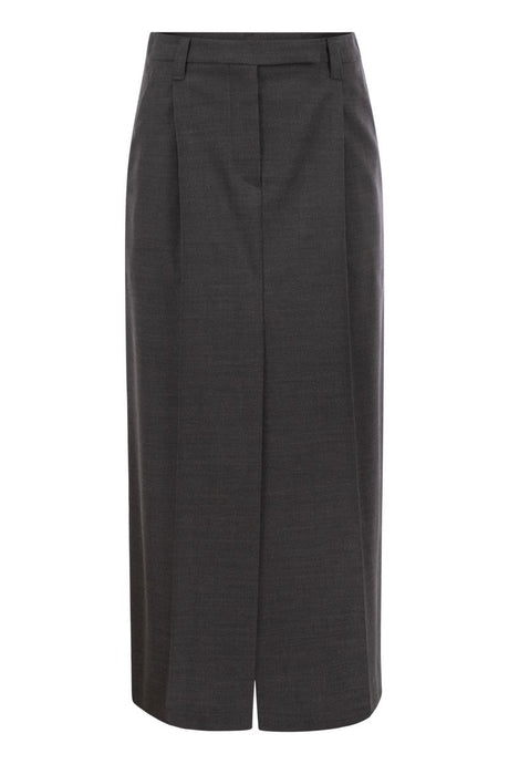 BRUNELLO CUCINELLI Sartorial Elegance Women's Long Skirt