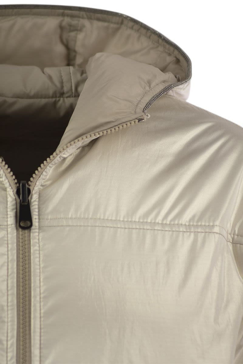 BRUNELLO CUCINELLI Elegant Hooded Padded Winter Jacket