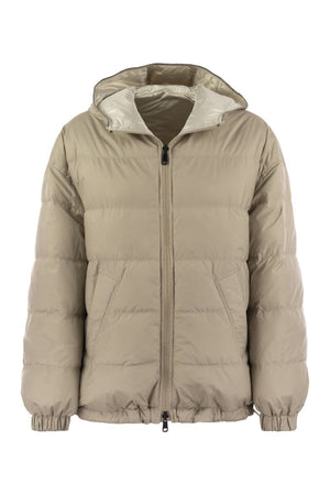 BRUNELLO CUCINELLI Elegant Hooded Padded Winter Jacket