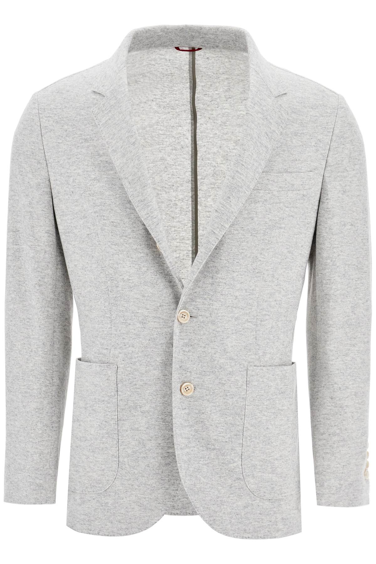 BRUNELLO CUCINELLI Classic Wool Single-Breasted Jacket for Men