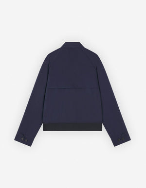 MAISON KITSUNÉ Navy Cotton Bomber Jacket for Men: SS24 Collection