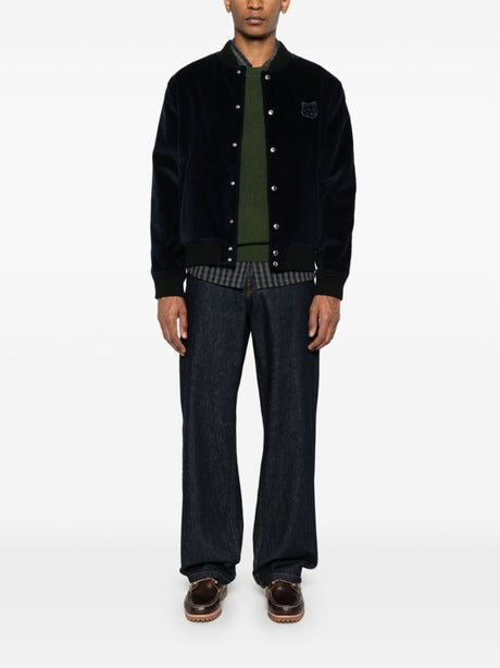 MAISON KITSUNÉ Classic Teddy Blouson Jacket for Men - Fall/Winter 2024