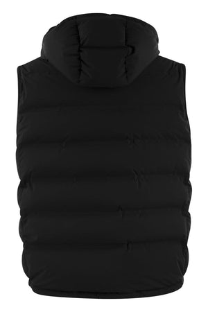 BRUNELLO CUCINELLI Luxury Sleeveless Quilted Down Vest with Detachable Hood