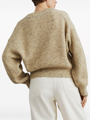 BRUNELLO CUCINELLI Melange Effect Cardigan for Women - FW24