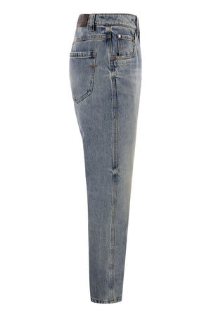 BRUNELLO CUCINELLI Contemporary and Versatile Straight Denim Trousers for Women - SS23