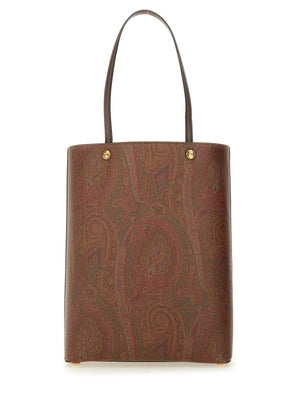 ETRO Paisley Print Shopping Handbag