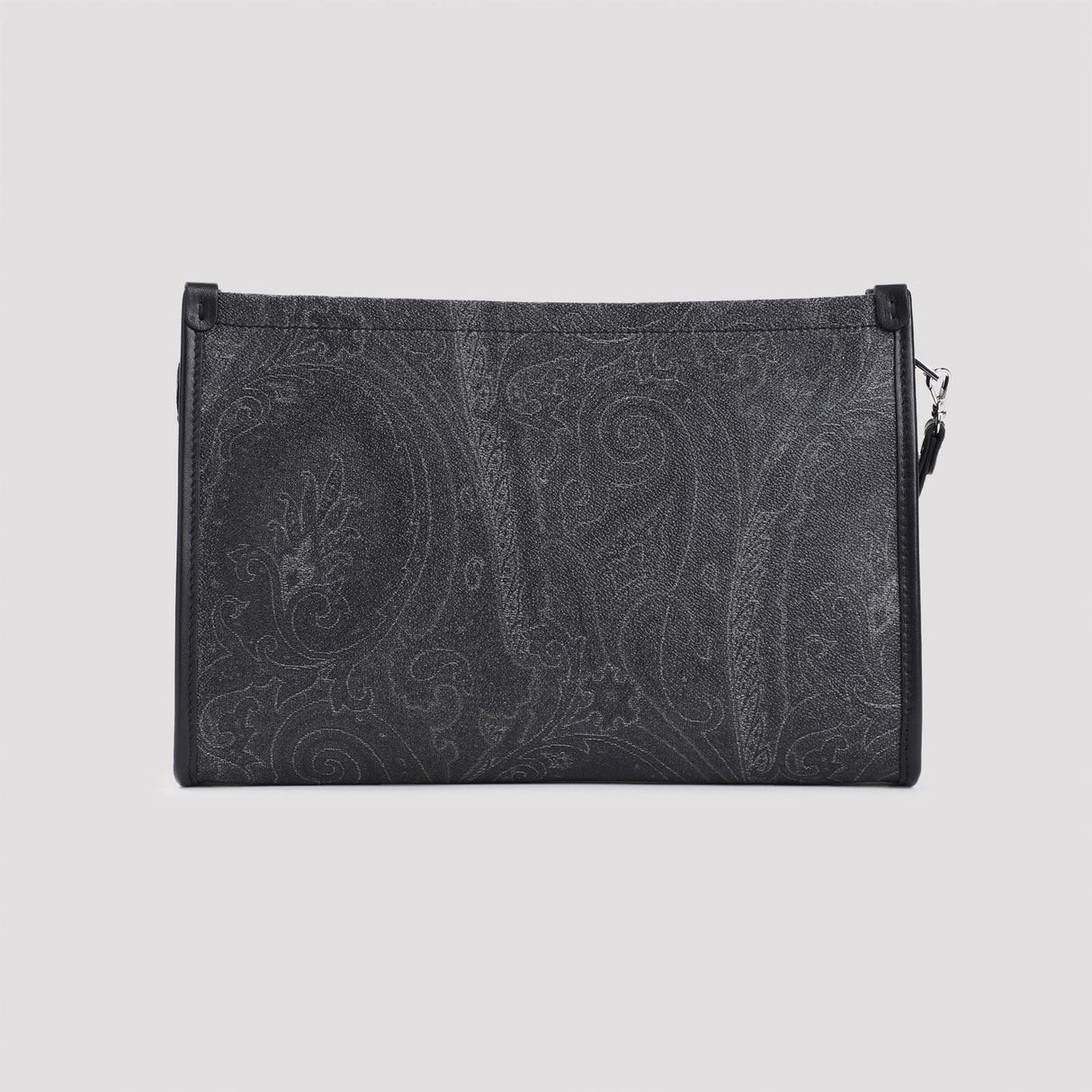 ETRO Paisley Embroidered Pouch Handbag for Men