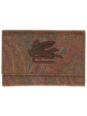 ETRO Mini Paisley Print Wallet