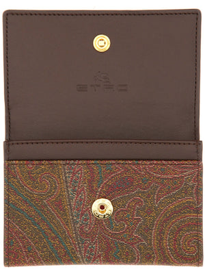 ETRO Mini Paisley Print Wallet