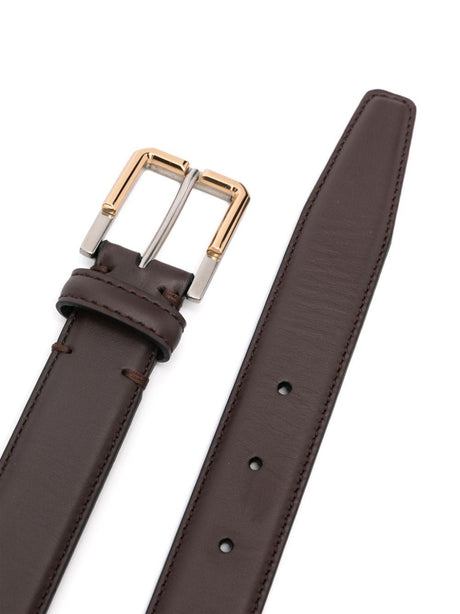 ETRO Dual-Tone Leather Belt for Men - FW24 Collection