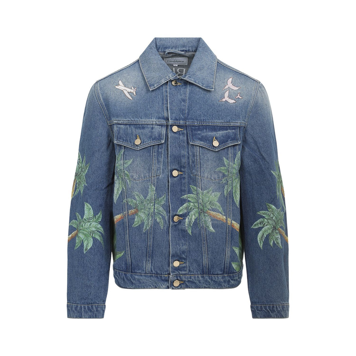 CASABLANCA Classic Cotton Denim Jacket for Men