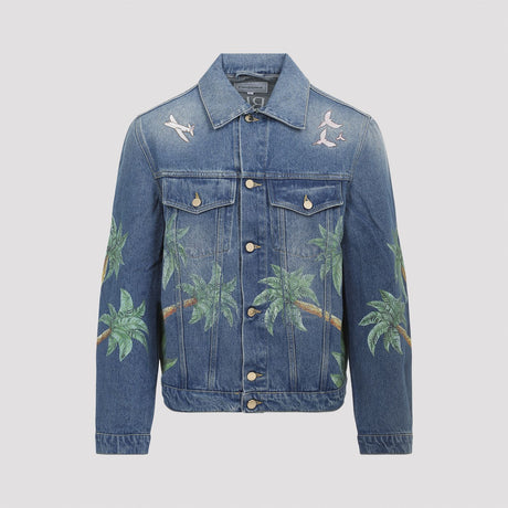 CASABLANCA Classic Cotton Denim Jacket for Men