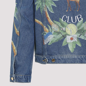 CASABLANCA Classic Cotton Denim Jacket for Men