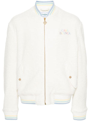 CASABLANCA Pastel Embroidered Bomber Jacket