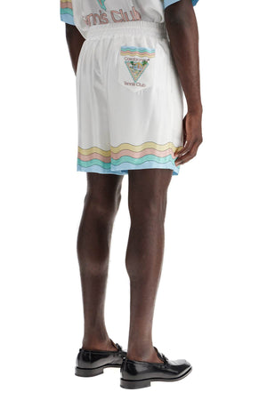 CASABLANCA Silk Dream Bermuda Shorts Set