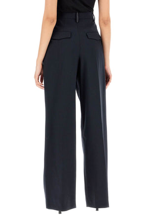 BRUNELLO CUCINELLI Elegant Wide Tropical Wool Trousers