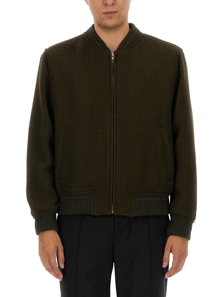 ETRO Men's Wool Bomber Jacket - Size L