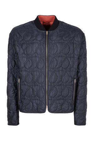 ETRO Classic Blue Paisley Bomber Jacket