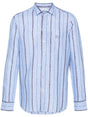 ETRO Clear Blue Striped Linen Shirt