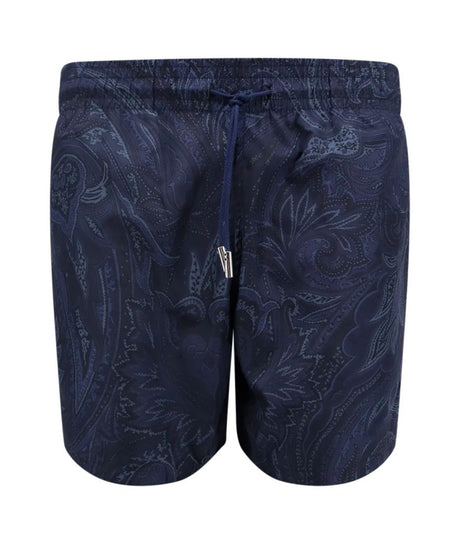 ETRO Midnight Paisley Mini Swim Shorts