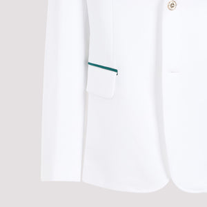 CASABLANCA White Tailored Jacket for Men - SS24 Collection