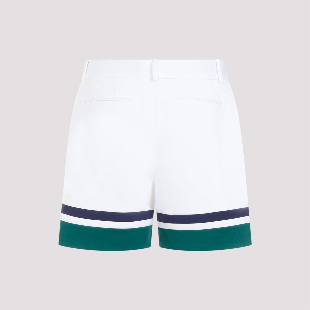 CASABLANCA Classic White Tailored Shorts for Men - SS24 Collection