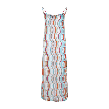 MISSONI Viscose Long Beach Dress for Women - SS25 Collection