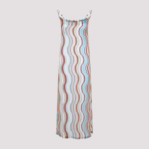 MISSONI Viscose Long Beach Dress for Women - SS25 Collection