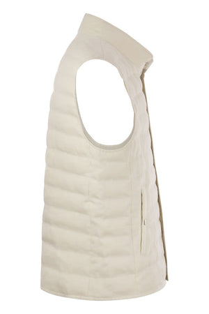 BRUNELLO CUCINELLI Lightweight Sleeveless Down Jacket