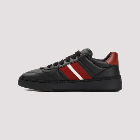 BALLY Rebby Classic Leather Low-Top Sneakers