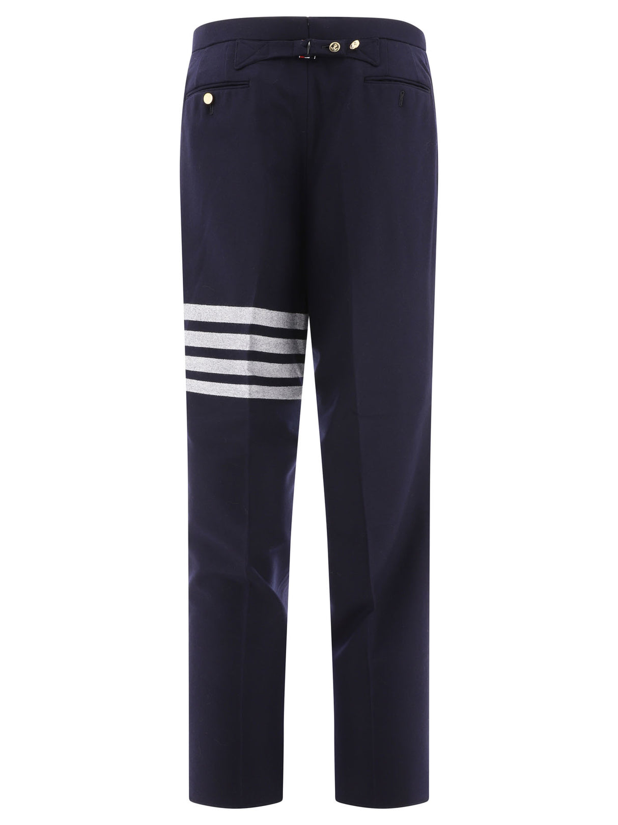 THOM BROWNE Classic 4-Bar Wool-Cashmere Trousers