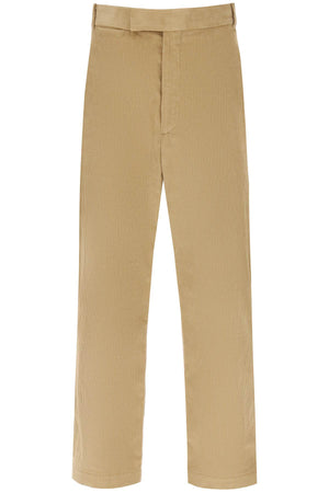 THOM BROWNE Luxurious Cotton Corduroy Straight-Leg Trousers