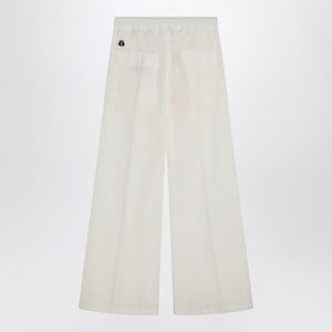 MONCLER RICK OWENS Flared Cotton Blend Trousers for Men