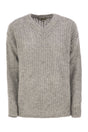 HERNO Elegantly Crafted V-Neck Sweater - Regular Fit